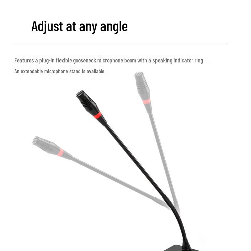 HDCON HT-M420B Wired Delegate Gooseneck Conference Microphone (CN version)
