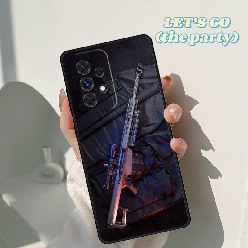 Чехол для телефона Пистолет для Samsung Galaxy A42 A31 A40 A51 A71 A32 A80 A91 A52 A72 A73 A20e A21S A50 A70 A11 A12