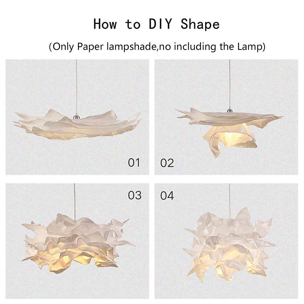 Арт DIY Облачный абажур Цветочный абажур Потолочный абажур Декорация Подвеска для люстры для гостиной спальни бара