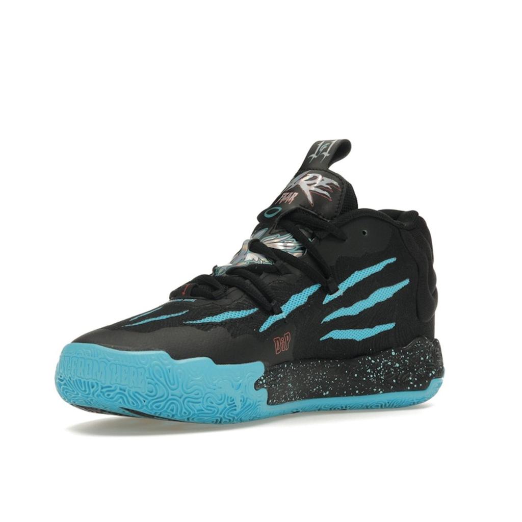 Puma Кроссовки MB.03 Blue Hive Unisex Черный Electric-Peppermint 379221-01