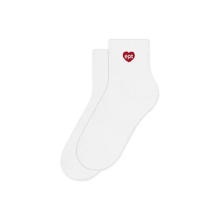 НОСКИ С МАЛЕНЬКИМИ СЕРДЕЧКАМИ (WHITE)