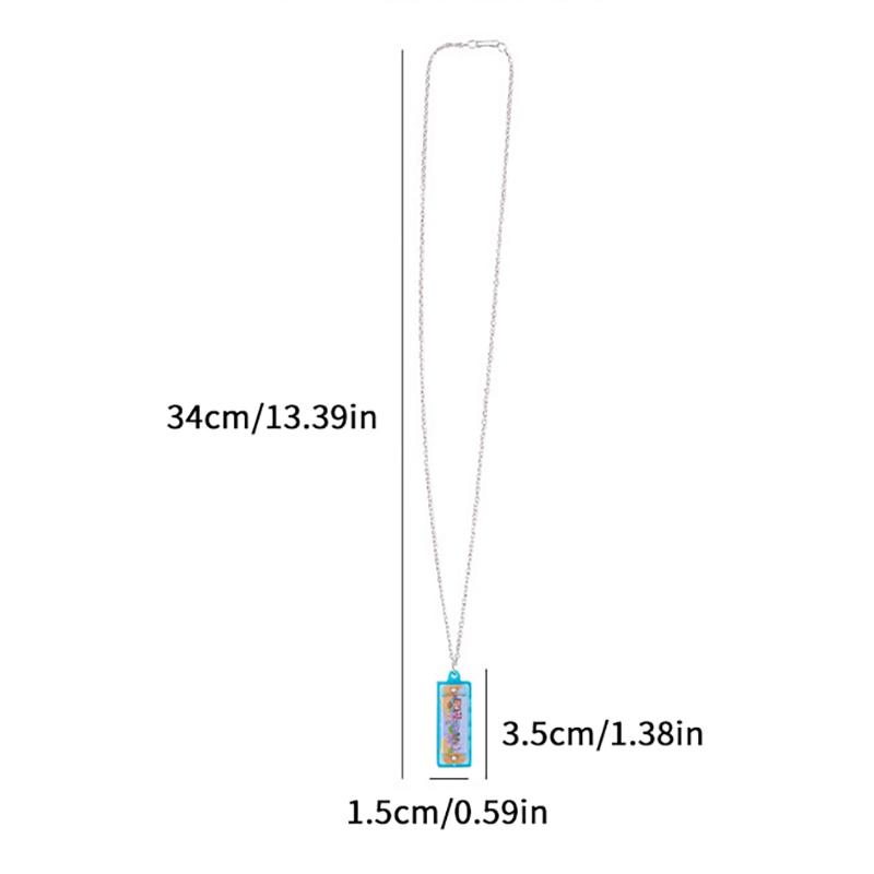 10/20 шт. Мультяшная мини-губная гармошка с ожерельем, музыкальные игрушки для детей, сувениры для дня рождения, наполнители для пиньяты, подарок на Рождество для мальчика/девочки