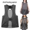 Apron Fastener Tape Fixation Back Mesh Design Waterproof Oilproof Leak-proof Breathable Sleeveless Apron Home Supply