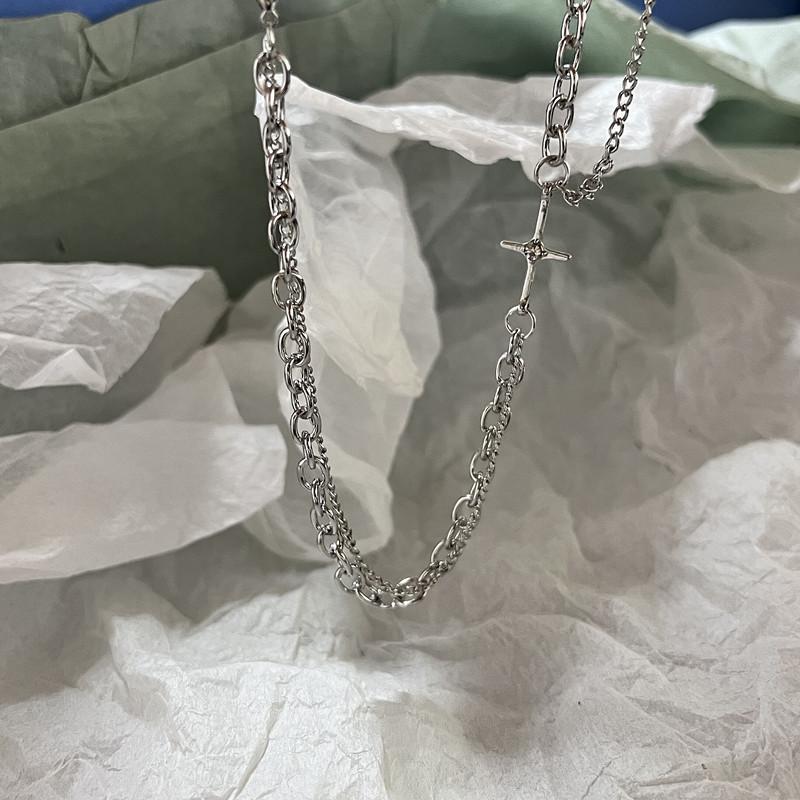 Кулон с хрусталем и опалом, ожерелье из жидкого металла для женщин, цепочка на ключицы, геометрическое нерегулярное винтажное колье Y2K, ювелирные аксессуары