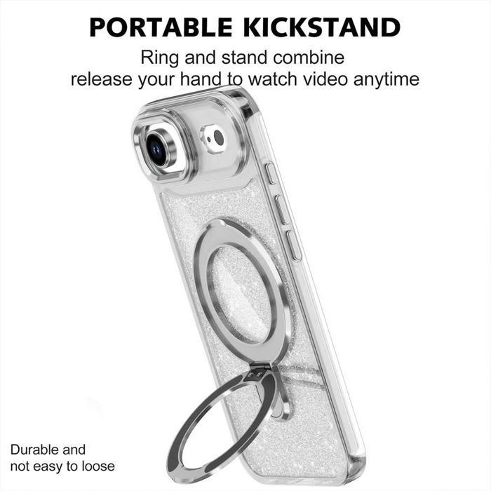 Coque de Protection - BOOLING - pour iPhone Air - Hybride - Transparent - Scintillant