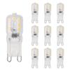 10 шт. светодиодных ламп G9 220 В 3 Вт 5 Вт SMD2835 белые теплые бомбильи для домашних лампочек хрустальная люстра заменить галогенную лампу 30 Вт