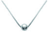 [I8089] - Silver 'Choreography' Silver Necklace - 6 Mm