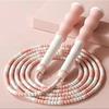 2.8M Skill Jumping Bamboo Jump Rope PVC Beginners Adult Children Soft Beaded No Tangle Segmented Fitness Jump Rope