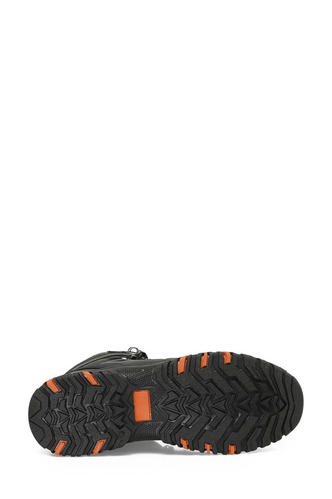 Men's Fashion Flat Heeled Booties Black Outdoor Boots Shoes