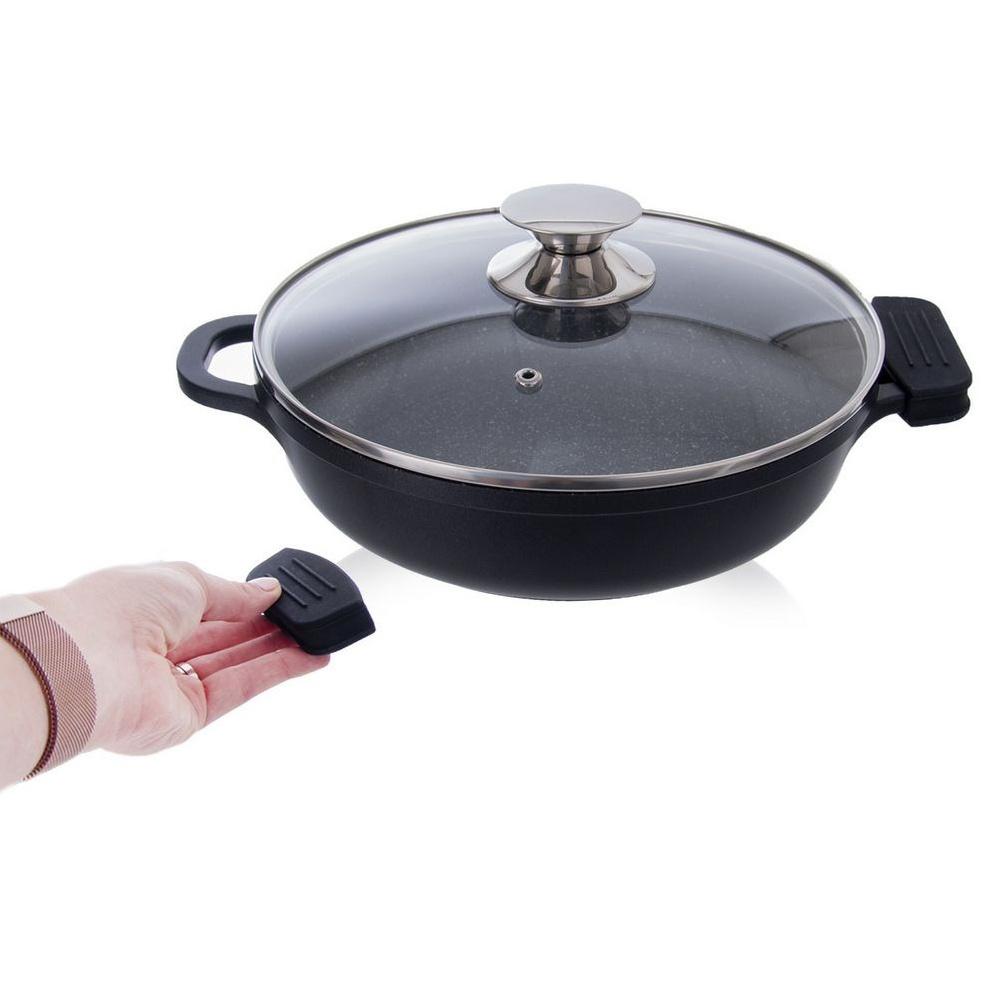 2x Silicone Pot Holders Protective Covers for Pots and Pans