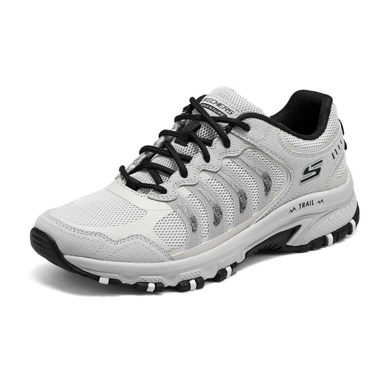 Skechers Женские Универсальные Удобные Низкие Повседневные Беговые Кроссовки Серого Цвета 180069-GYBK