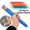 Wooden Giant Pencil 18/35CM Large Wood Pencil Fashion Stationery Pencil  Artist