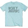 Roxy Music - Логотип Disco - Голубая футболка Унисекс футболка