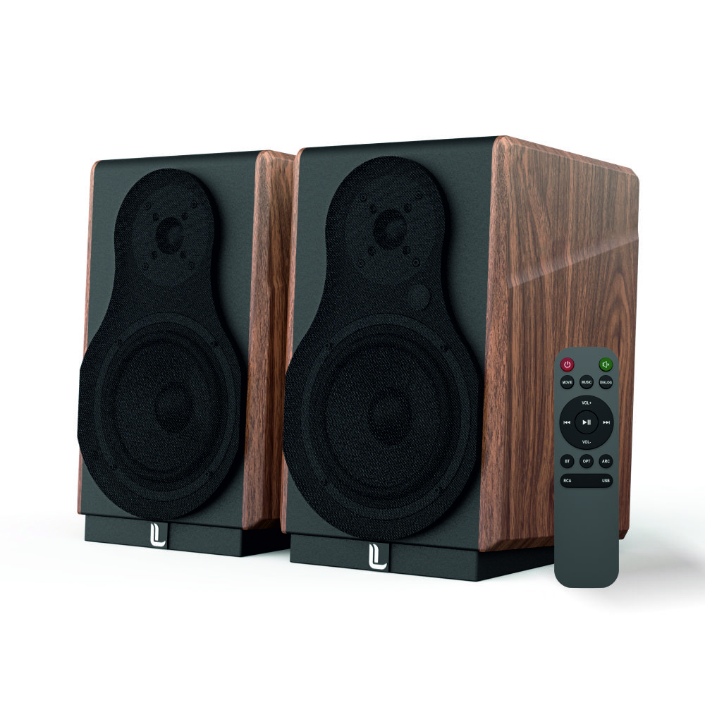 Laudberg M1 2.0 Bookshelf Speakers for TV 120W HDMI Arc