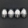20Pcs Alloy Hollow Olive Fishing Sinkers3/ 4/6/8/10/12/15g Wax Coating Steel Fishing Weights Fishing Weight Accessories