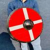 Medieval Wooden Viking Shield Viking Warrior Shield Battleward Vikings Shield Cosplay, LARP, and Collectors, Home Décor
