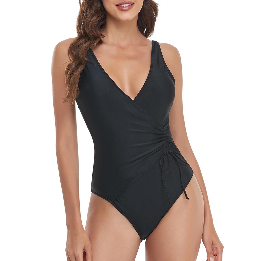 Women's One-Piece Print Sexy Bikini With Chest Pads Without Steel Bra Swimsuit