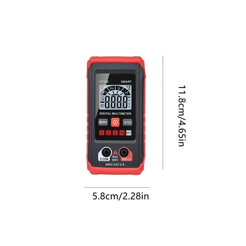HT510 Smart Digital Multimeter AC/DC Voltage Resistance Continuity Measurement Tester Multimeter with Backlight