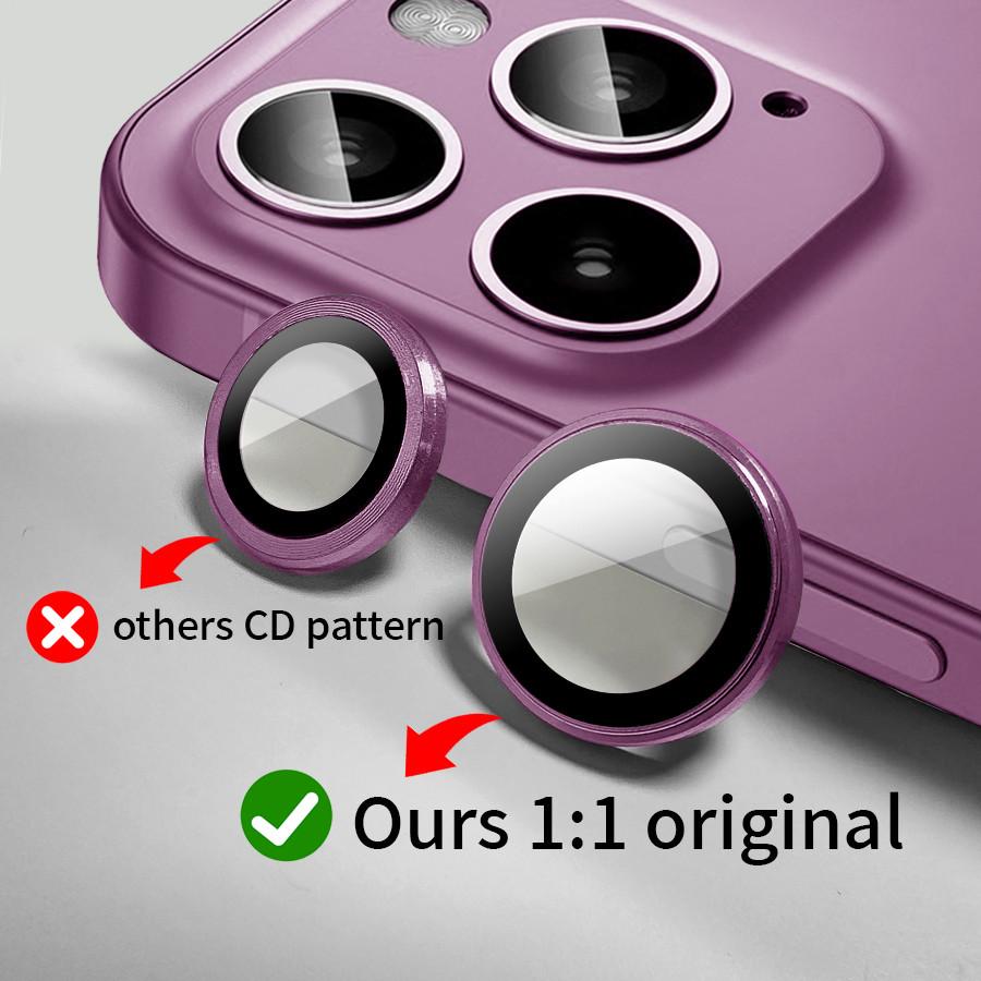 Официальные цвета металлическое индивидуальное кольцо объектив камеры протектор для iPhone 16 Pro Max 16 Plus закаленное стекло протектор экрана крышка