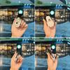 Car Key Case Cover Protection Shell Keychain For Mercedes Benz 2022 C S Class W206 W223 S350 C260 C300 S400 S450 S500 KJ1