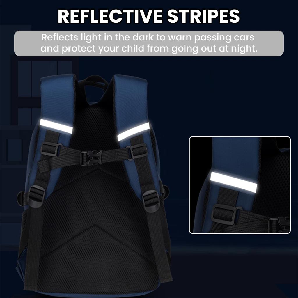 Рюкзак для детей начальной школы, школьная сумка для мальчиков, большая вместимость и водонепроницаемая эргономичная школьная сумка для детей, идеально подходит для школы