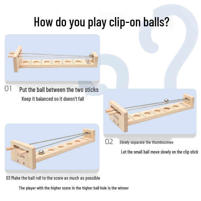 Деревянные палочки «Солнечная система»: Игра для тренировки координации рук и глаз и концентрации с шариками