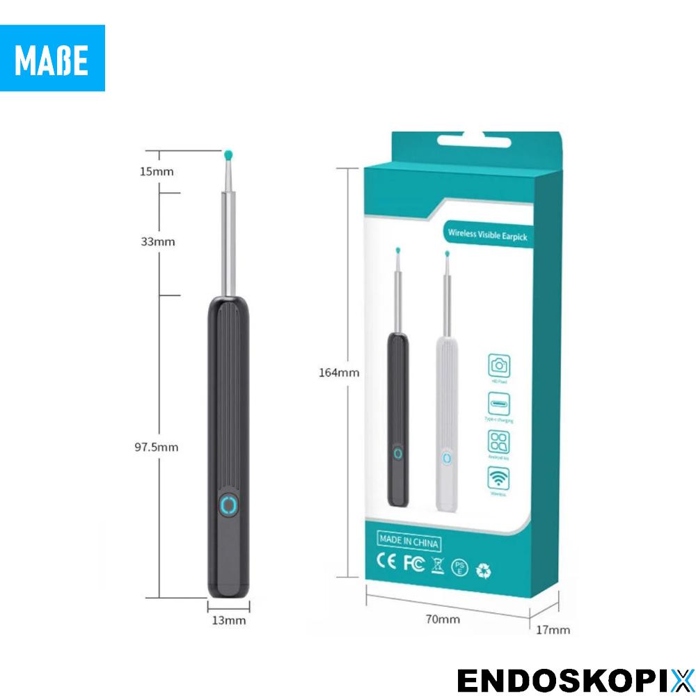 ENDOSKOPIX Electric Ear Cleaner Camera Ear Cleaning Earwax