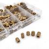 460pcs/520pcs Copper Injection Molding Double-Pass Chamfered Knurled Embedded Nut