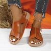 Fashion 2025 New Women Sandals Summer Platform Shoes Fashion Casual Plus-size Wedge Sandals Women Outdoor Wedge Fish Mouth Shoes Women