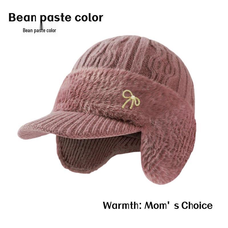 Ветрозащитная шапка на флисовой подкладке с защитой ушей для людей среднего и пожилого возраста - Теплая и стильная для осени и зимы