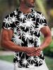 Summer Hawaiian Men's T-shirt 3d Print Tree Graphic T Shirt Fashion Short Sleeve Clothing Oversized Camiseta Streetwear Tee Tops
