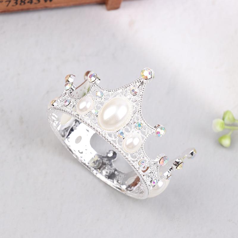 Мини Металлическая Модель Короны Игрушки Украшения Декорирование Хлопковая Кукла Ретро Корона Головной Убор Для Куклы Младенца Платье Модные Кукольные Аксессуары