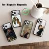 Модель K-Кендалл Николь J-Дженнер Чехол для телефона для iPhone17,16,15,14,13,12,11 Plus,Pro Max Магнитный Для Magsafe Беспроводной Зарядки