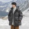 Трендовая уличная водонепроницаемая одежда с хлопковой подкладкой для мужчин, новые зимние утолщенные теплые свободные повседневные куртки и одежда с хлопковой подкладкой.