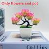 Potted Simulated Pinus Hwangshanensis Artificial Flower For Decor Indoor