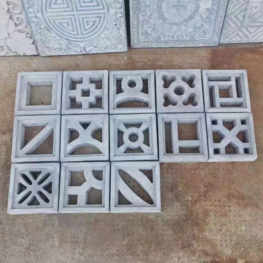 Пластиковая форма для цементного античного полого кирпича 20*20*6 см, 3D-резьба, противоскользящая, для бетона, пластиковая, форма для мощения, цементная выравнивающая лопата, инструменты для мощения