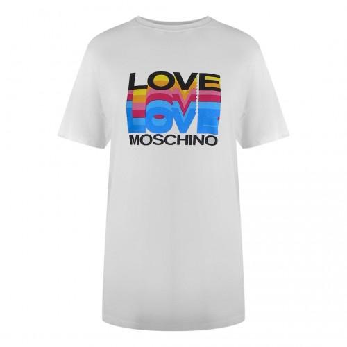 Love Moschino Womens/Ladies Love Cotton Short-Sleeved T-Shirt