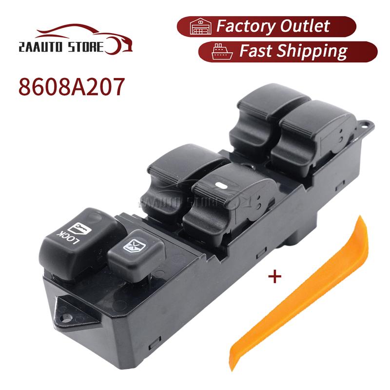 Left hand driver for Mitsubishi Lancer 2008-2015 8608A068 Power Window Lifter Control Switch C8DD654M 8608A068 8608A187 8608A207