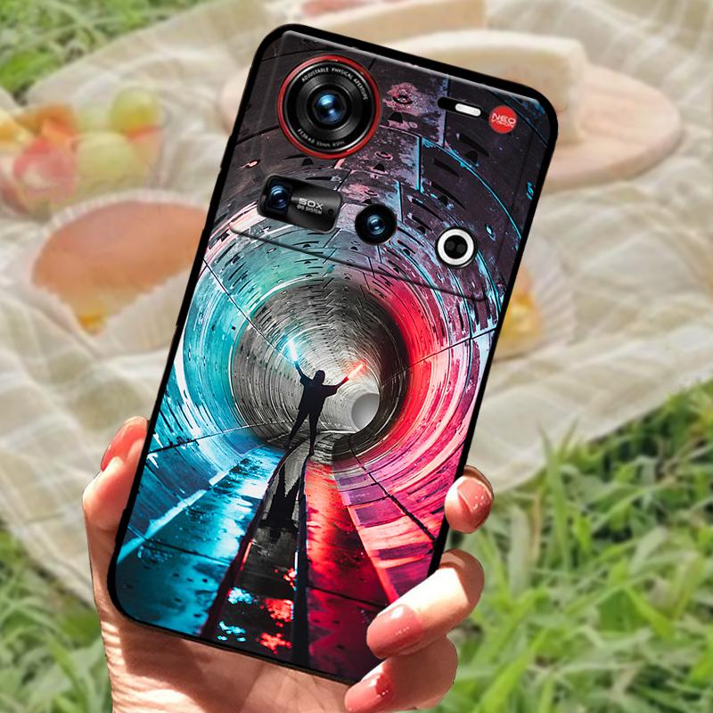 Для Nubia Z70 Ultra Чехол Роскошный Милый Мультяшный Мягкий ТПУ Силикон Ударопрочный Coque Для ZTE nubia Z70 Ultra Защитный Чехол Fundas