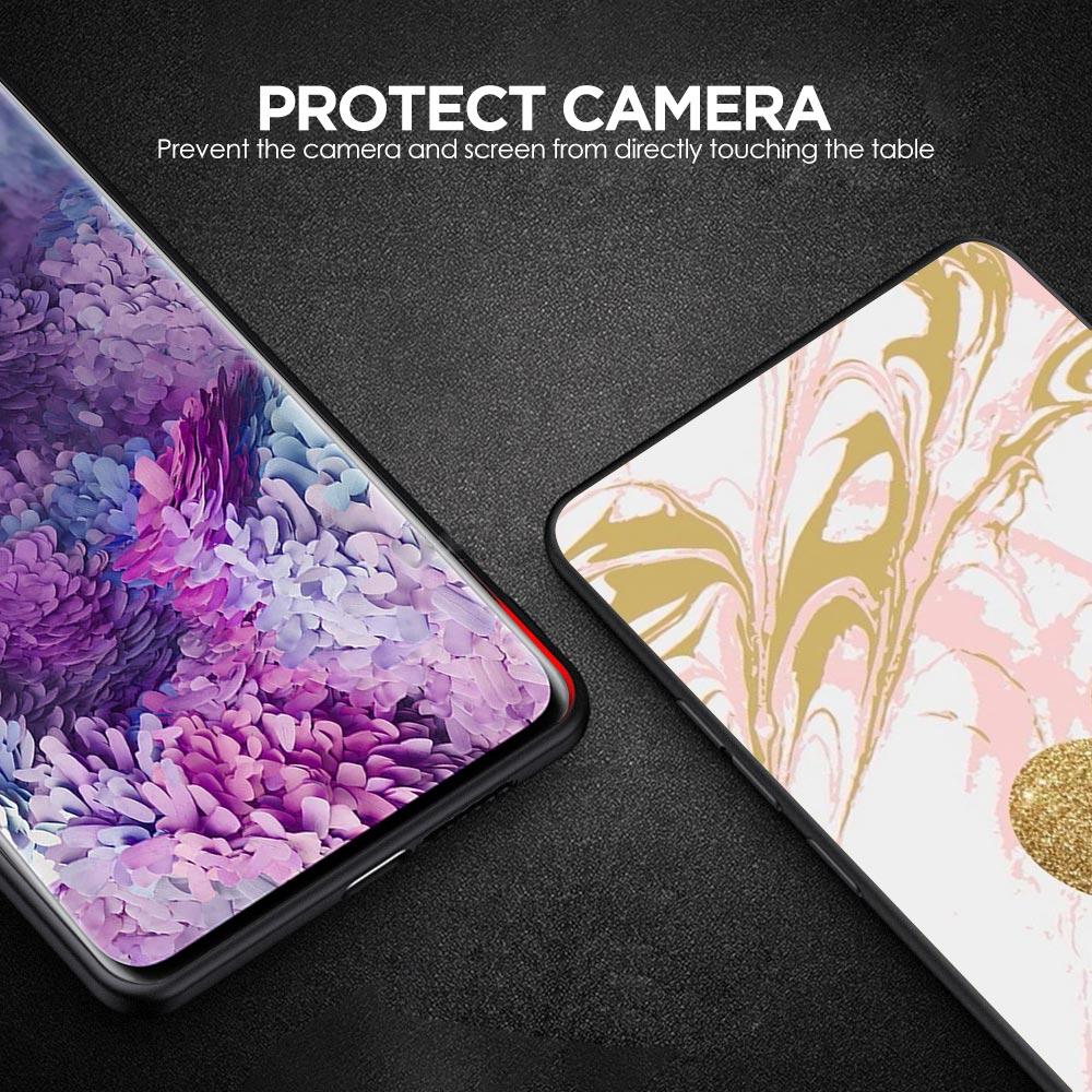 Gold Rose Love Heart Phone Case For Samsung Galaxy A17 A07 A55 A35 A25 A15 A05s A33 A31 A23 A21s A13 A41 A73 A53 A51 A71 Cover