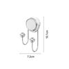 Multi-function Suction Cup Hooks No Punching Wall Hooks for Hanging Clothes Hat Towel Strong Load Bearing Bathroom Kitchen Hooks