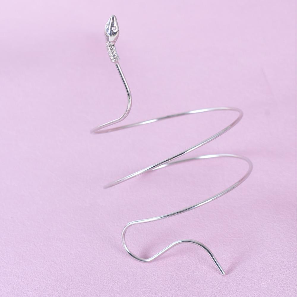 Bohemian Style Wrapped Snake Bracelet Exaggerated Punk Gothic Jewelry Gift Arm Decor Women Gift