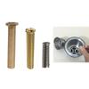 Kitchen Sink Basket Strainer Threaded Screw Connector Copper Wash Basin Sink Filter Waste Plug Screws Easy To Replace