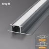 Настенная панель Угловой светодиодный алюминиевый профиль 5/8 мм Встроенная настенная плитка Закрывающая кромка Барная лента Домашний декор Линейное освещение