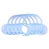 10pcs Teeth Whitening Mouth Opener Cheek Dental Clear C Type Retractor Transparent Blue Medium