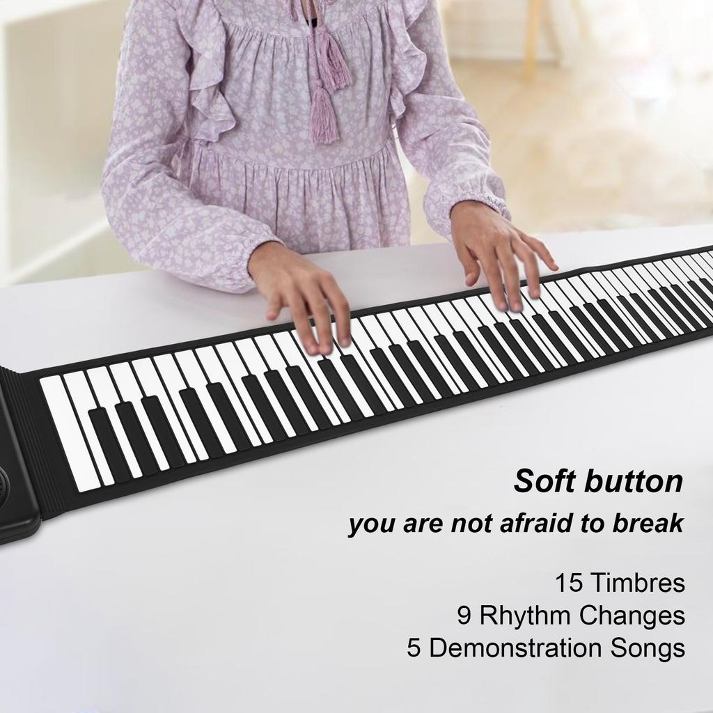 88 клавиш портативное пианино ручное электронное пианино экологичное силиконовое складное пианино для домашнего репетиционного профессионального электронного пианино