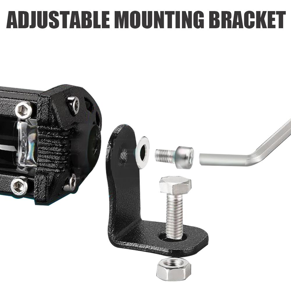 Для мотоцикла, внедорожника, 4WD, квадроцикла, тягача, 20 дюймов, 4x4, светодиодная панель, противотуманная фара, светодиодная рабочая панель 6D, ультратонкая, 12 В 24 В