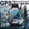 Военные Умные Часы для Активного Отдыха GPS 10ATM Водонепроницаемые Компас Высотомер Батарея 530 мАч Bluetooth Звонки Мужские Спортивные Модные Умные Часы для Любителей Активного Отдыха