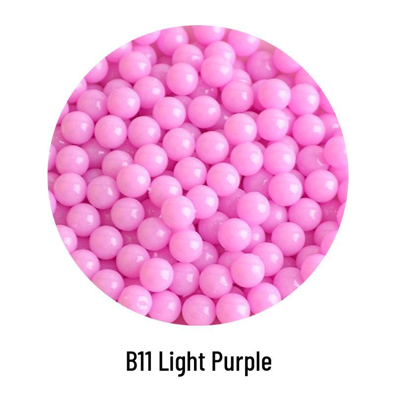 Пластиковые бусины конфетных цветов: Круглые упругие мячики без отверстий для детских DIY украшений, поделок и пуль для игрушечных пистолетов.