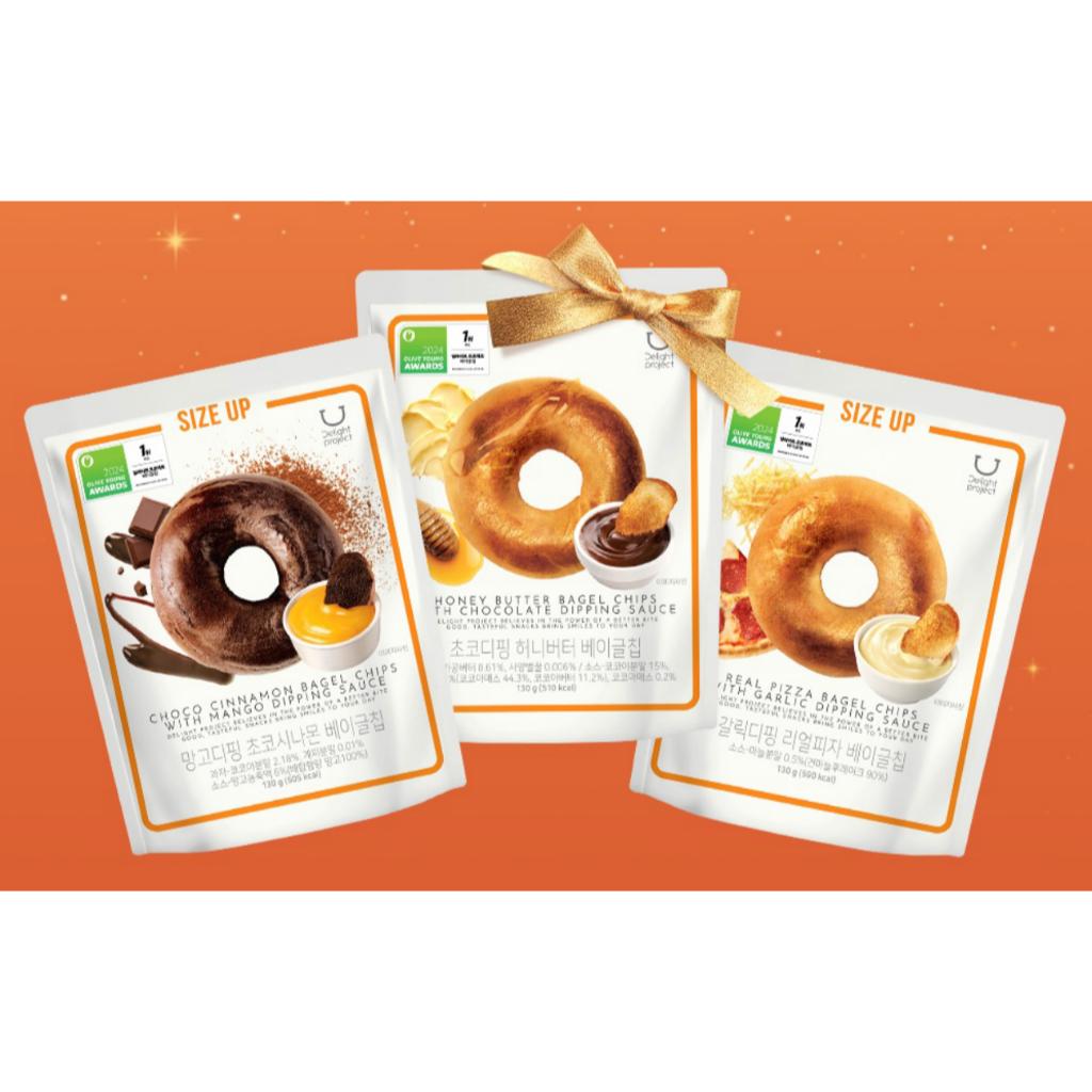 Delight project Бублик Чипсы с соусом для макания